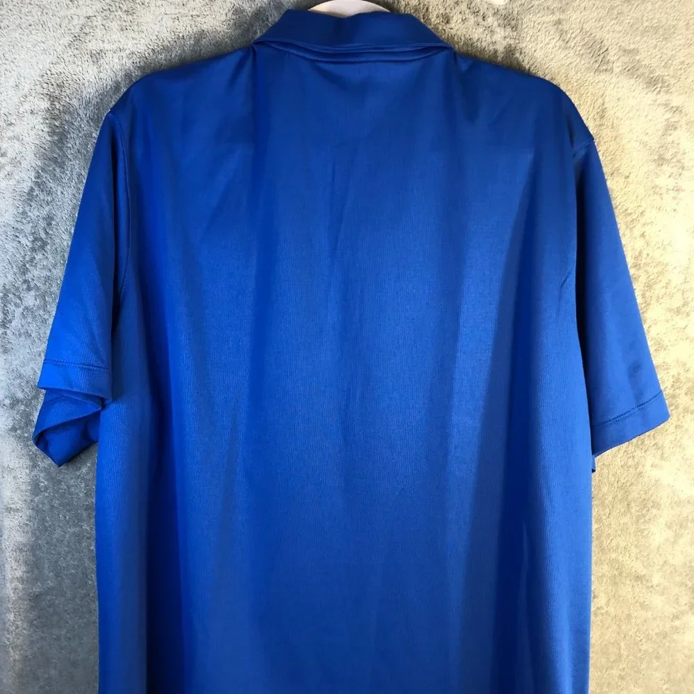 Nike Polo Shirt Men's XL Blue Embroidered Basketball Logo Comfort CI4470-480 - Picture 9 of 12